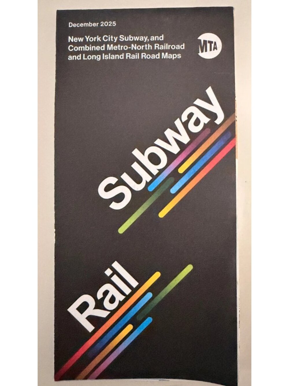Official MTA NYC Subway Map December 2025 Edition Full Size